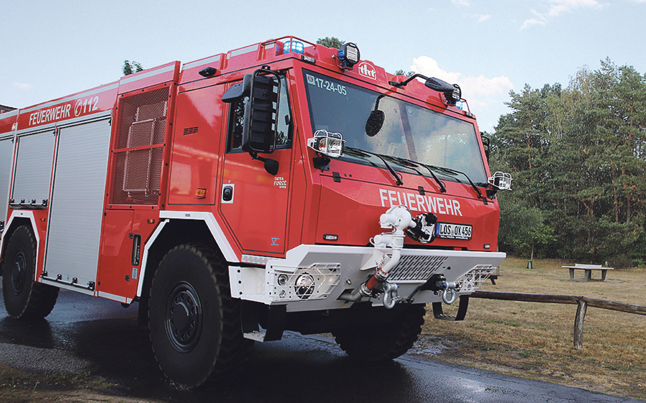 Das neue Tanklöschfahrzeug der Freiwilligen Feuerwehr Groß Eichholz. Foto: Marcel Gäding