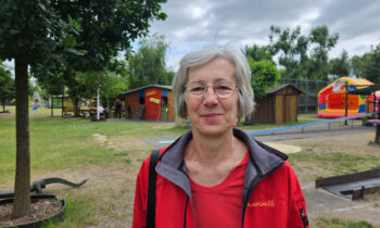 Evelin Beier und ihr Mann Matthias haben einst die Idee vom Mitmachpark entwickelt – und setzen diese bis heute um. Foto: Ziemer